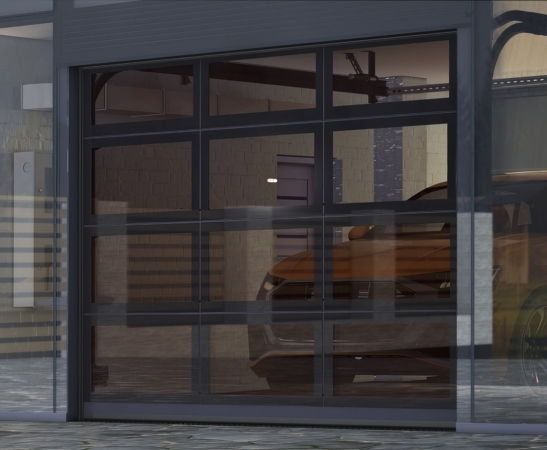 Панорамные ворота Алютех AluPro в Новороссийске