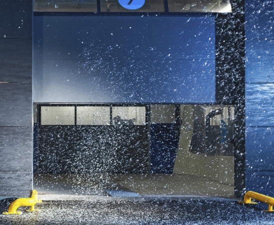 Панорамные ворота AluTherm в Новороссийске