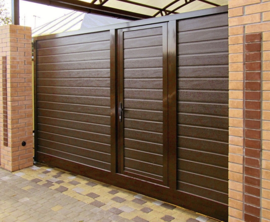 Ворота с калиткой в Новороссийске